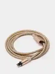 Золотой кабель для зарядки X-cable, магнитный, 2.1 А, 360 + магнитный коннектор-разъем