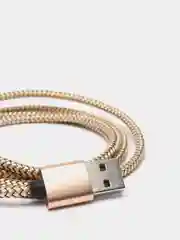 Золотой кабель для зарядки X-cable, магнитный, 2.1 А, 360 + магнитный коннектор-разъем