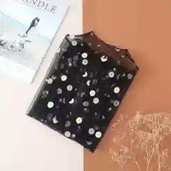 Черный лонгслив женский из сетки, с вышивкой в цветок / кроп топ , водолазка , футболка сетчатая