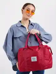 Красный дорожная сумка , сумка для ручной клади