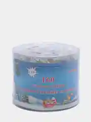 Голубой гирлянда-штора, 1,5 м на 1,5 м