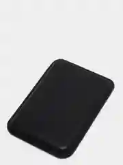 Черный картхолдер на iPhone, с поддержкой MagSafe Leather Wallet