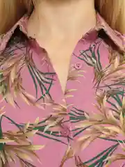 Розовый рубашка, с длинным рукавом