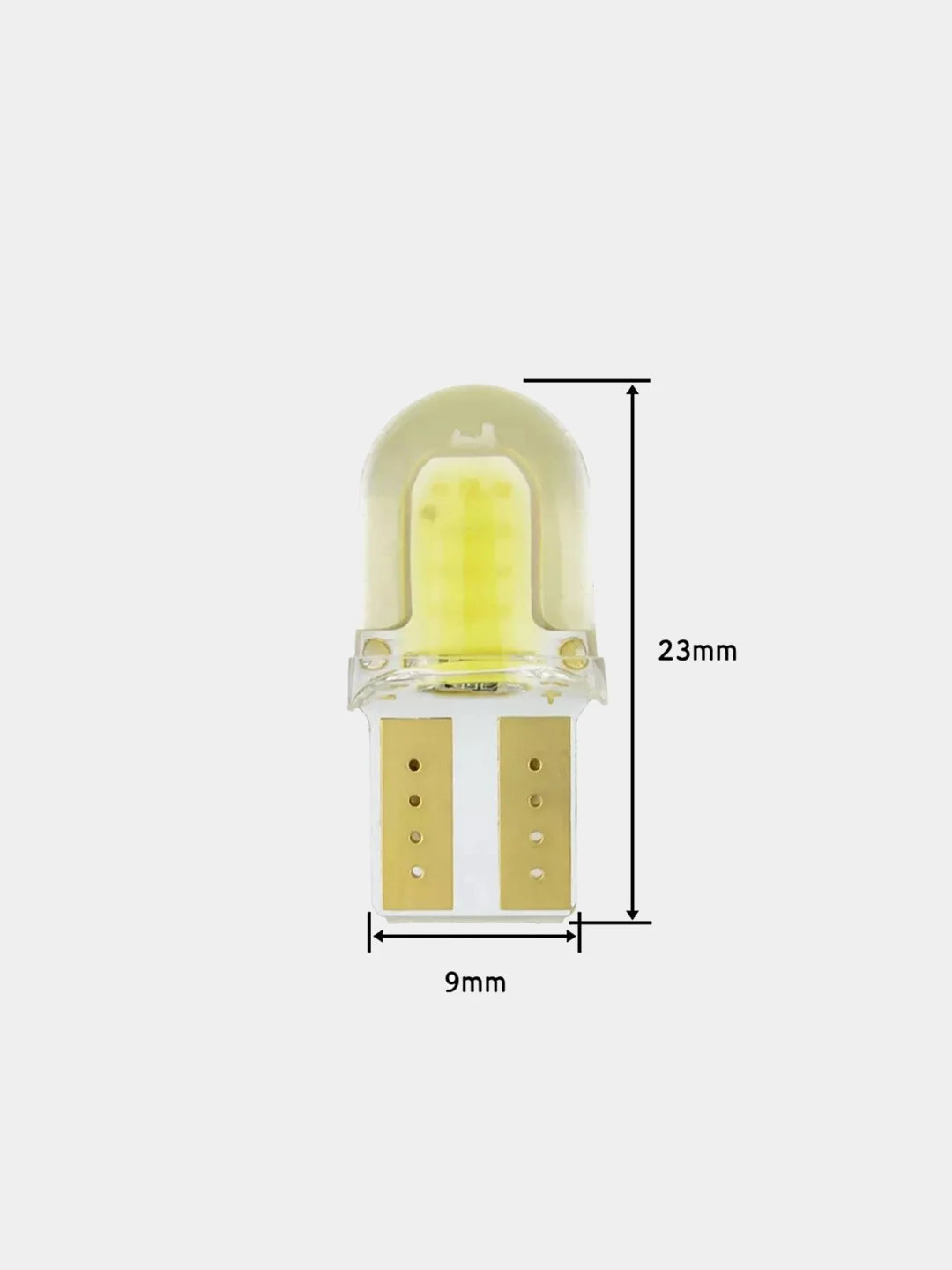 Белый светодиоды лампы для габаритных огней подсветки автомобиля, W5W T10 LED COB