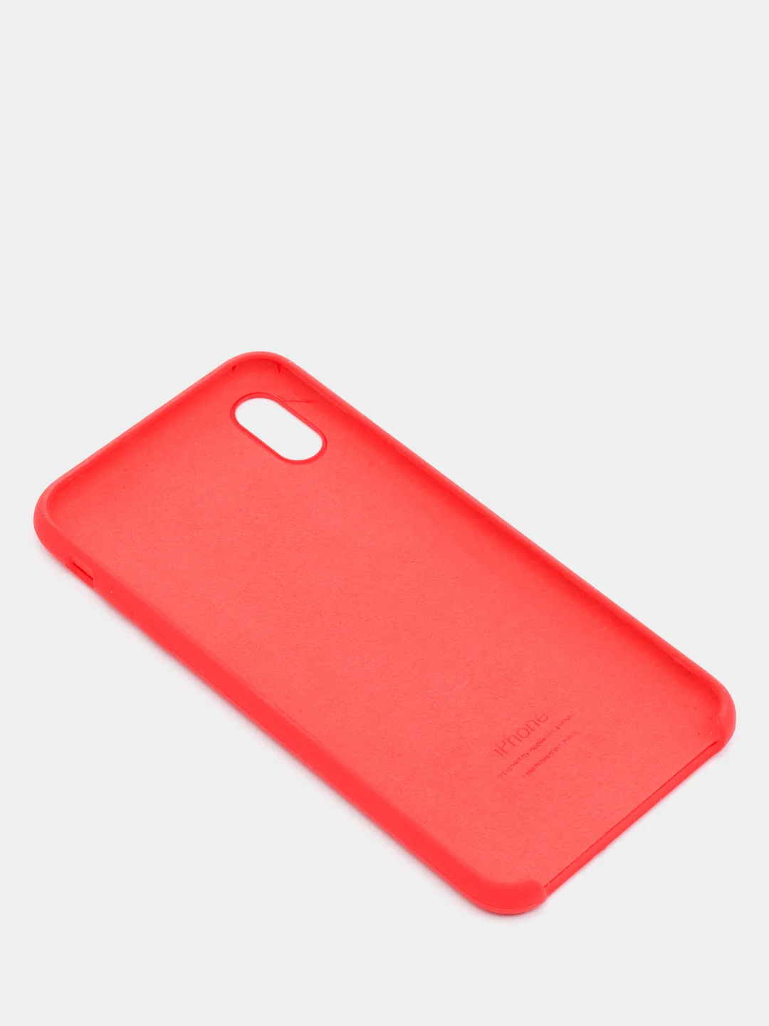 Алый чехол Silicone Case для iPhone XS Max