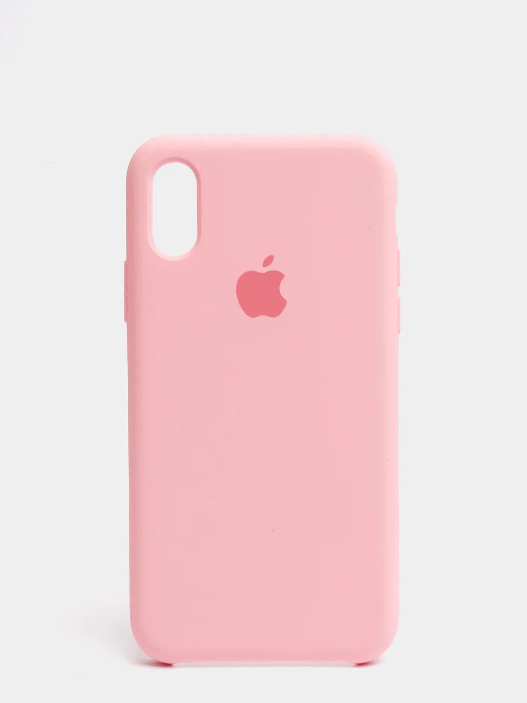 Коралловый меланж чехол Silicone Case для iPhone X/XS силиконовый