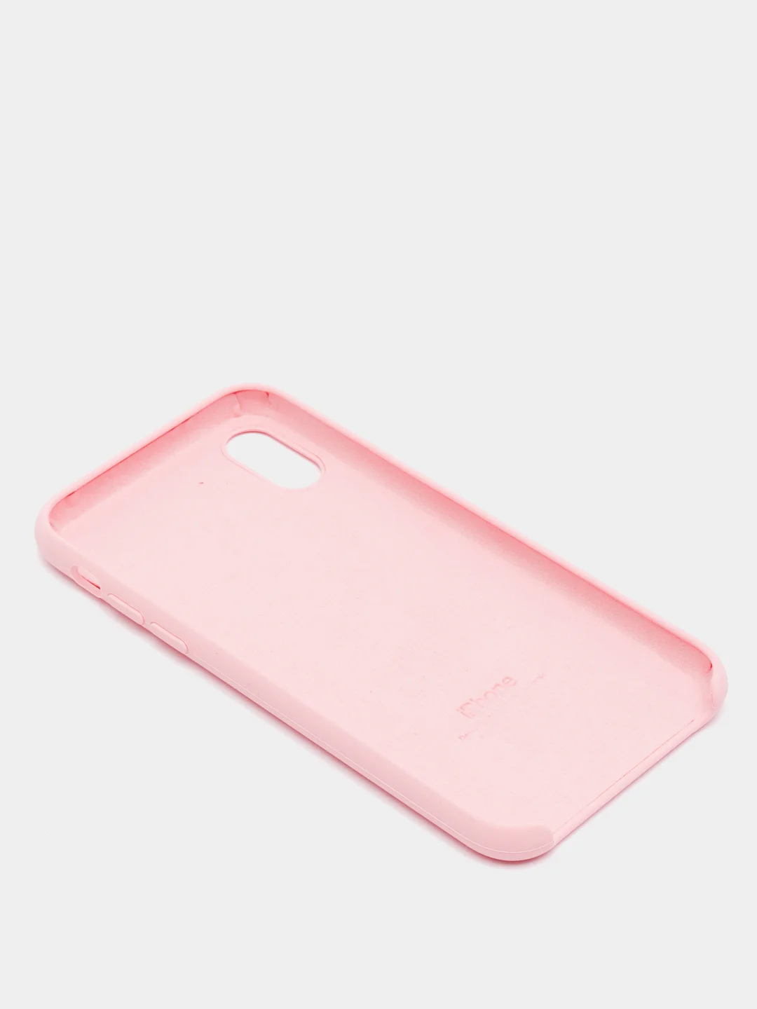 Коралловый меланж чехол Silicone Case для iPhone X/XS силиконовый