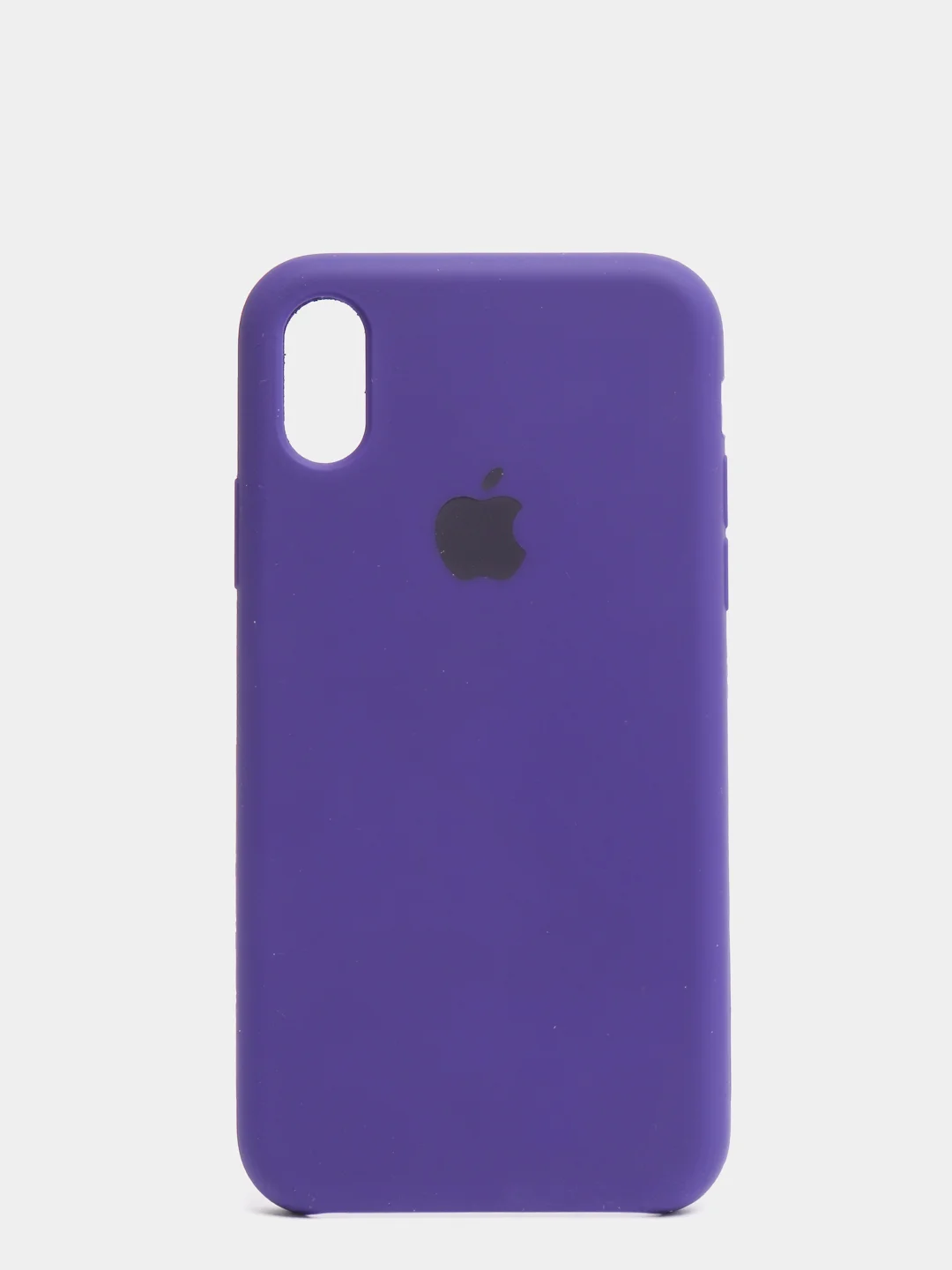 Аметистовый чехол Silicone Case для iPhone X/XS силиконовый
