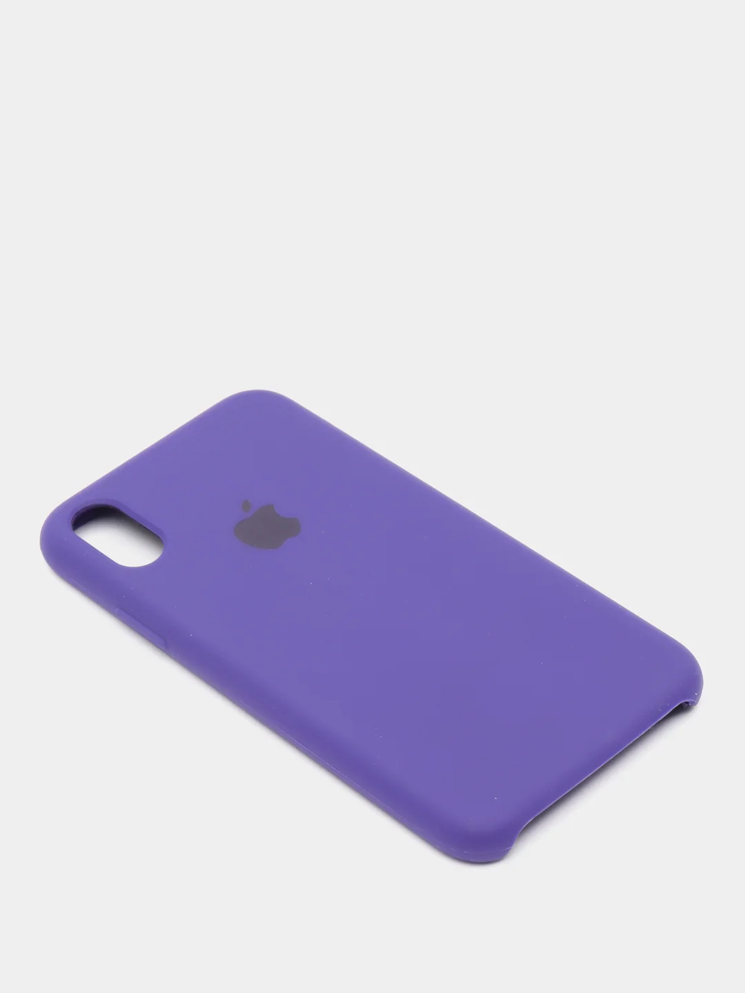 Аметистовый чехол Silicone Case для iPhone X/XS силиконовый