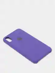 Аметистовый чехол Silicone Case для iPhone X/XS силиконовый
