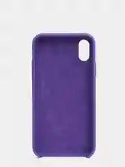 Аметистовый чехол Silicone Case для iPhone X/XS силиконовый