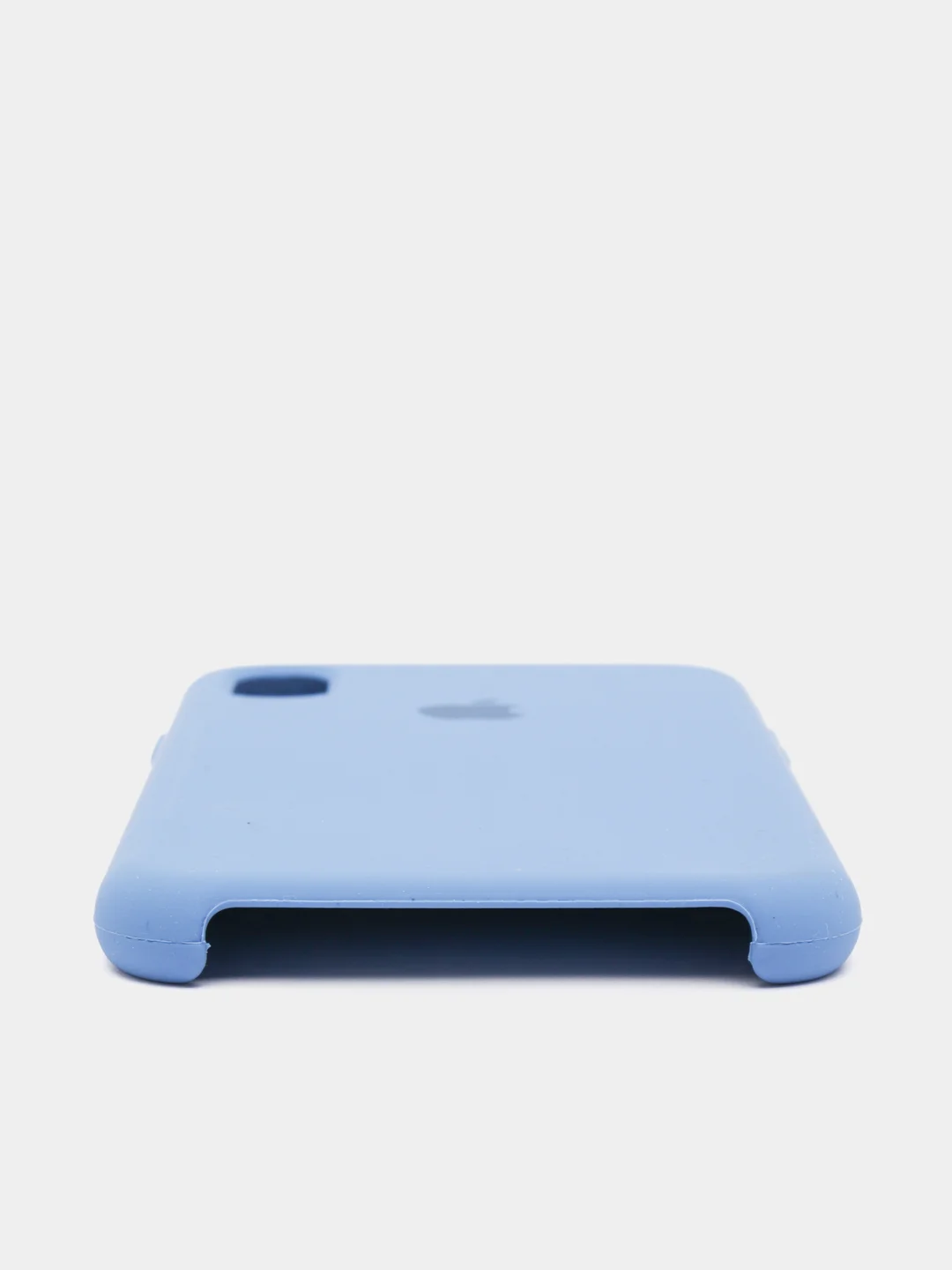 Синий меланж чехол Silicone Case для iPhone X/XS силиконовый