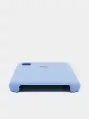 Синий меланж чехол Silicone Case для iPhone X/XS силиконовый
