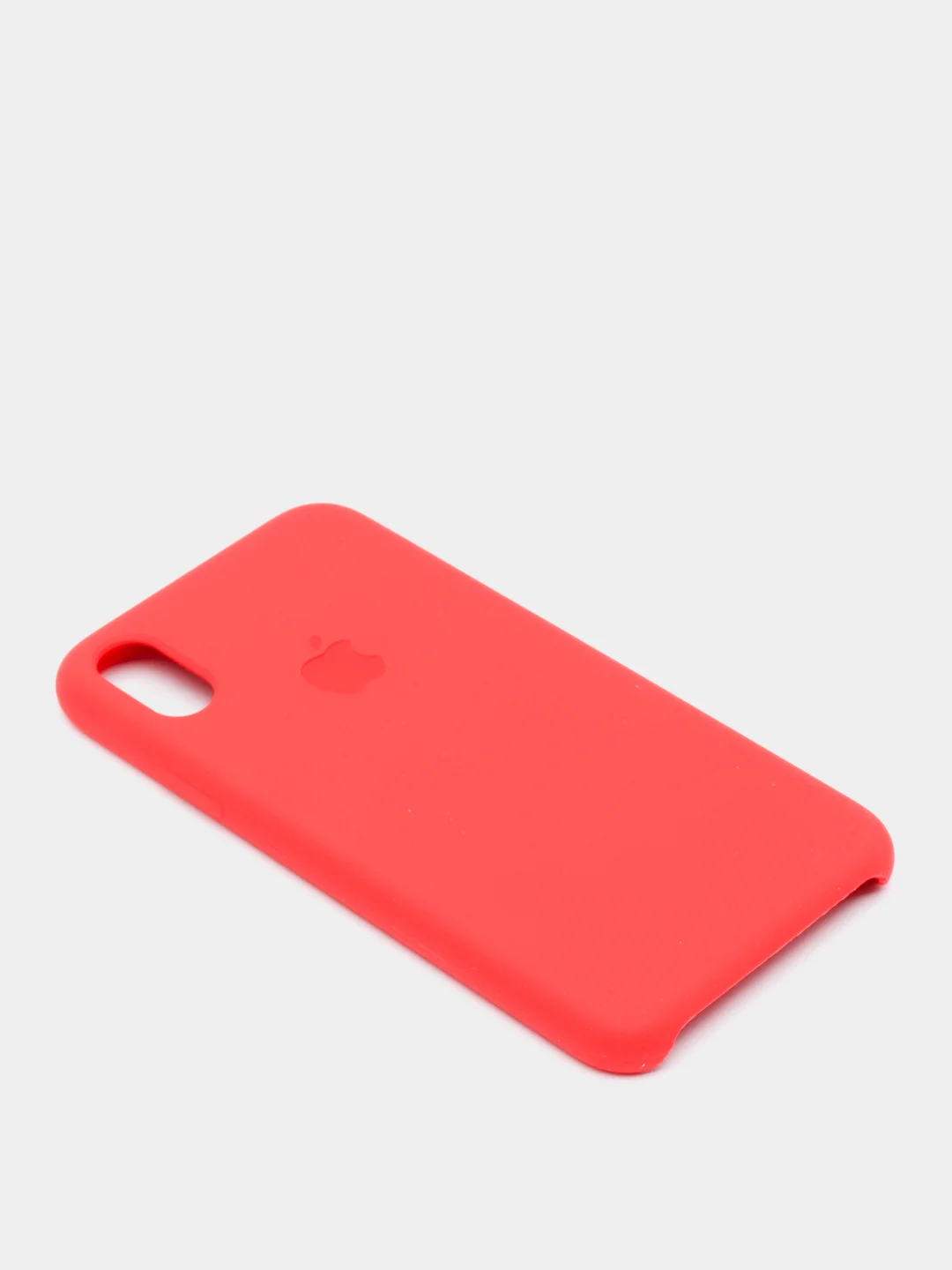 Алый чехол Silicone Case для iPhone X/XS силиконовый