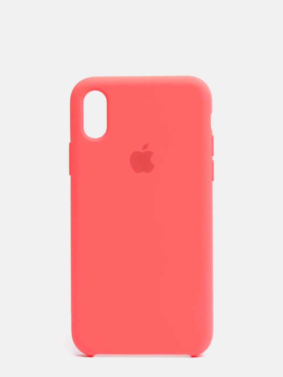 Пастельно-коралловый чехол Silicone Case для iPhone X/XS силиконовый