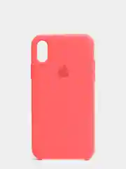 Пастельно-коралловый чехол Silicone Case для iPhone X/XS силиконовый