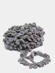 Угольный пряжа Alize Puffy петельки
