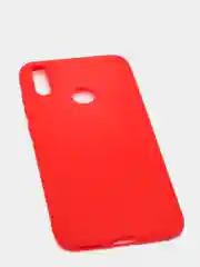 Красный чехол Huawei Honor 8C, Хуавей Хонор 8С силиконовый цветной матовый