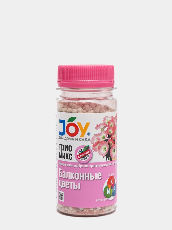 Удобрение для балконных цветов ТМ JOY "Трио Микс", гранулированное, 100 г