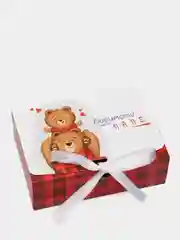 Багровый коробки  подарочные "Для семьи"