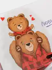 Багровый коробки  подарочные "Для семьи"