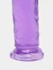 Прозрачный фалоиммитатор без яиц