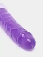Прозрачный фалоиммитатор без яиц