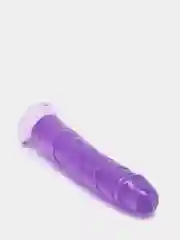 Прозрачный фалоиммитатор без яиц