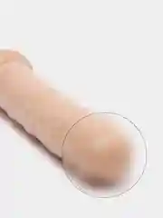Прозрачный фалоиммитатор без яиц