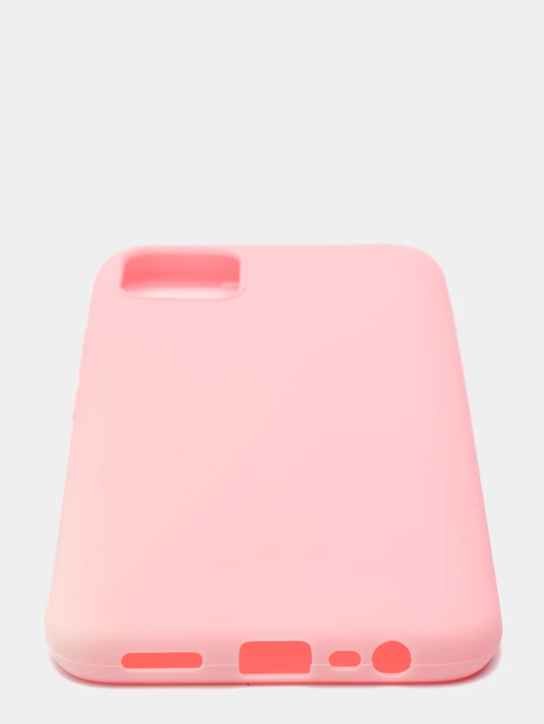 Розовый чехол Realme C11 2020 Реалми С11 2020 силиконовый, цветной, матовый