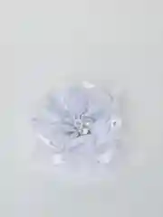 Серебряный бантики на зажиме