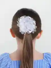 Серебряный бантики на зажиме