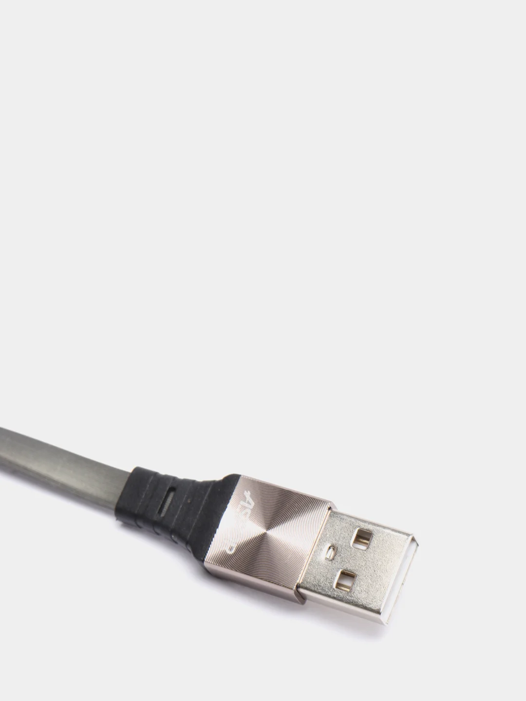 Тёмно-серый usb кабель Lighting, Type-C, Micro USB, 2.4A, 1.2 м, ASPOR A160