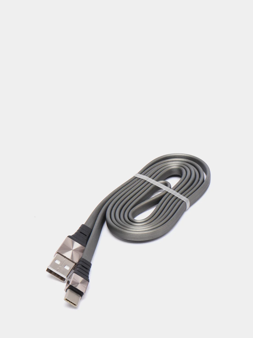 Тёмно-серый usb кабель Lighting, Type-C, Micro USB, 2.4A, 1.2 м, ASPOR A160