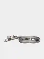 Тёмно-серый usb кабель Lighting, Type-C, Micro USB, 2.4A, 1.2 м, ASPOR A160