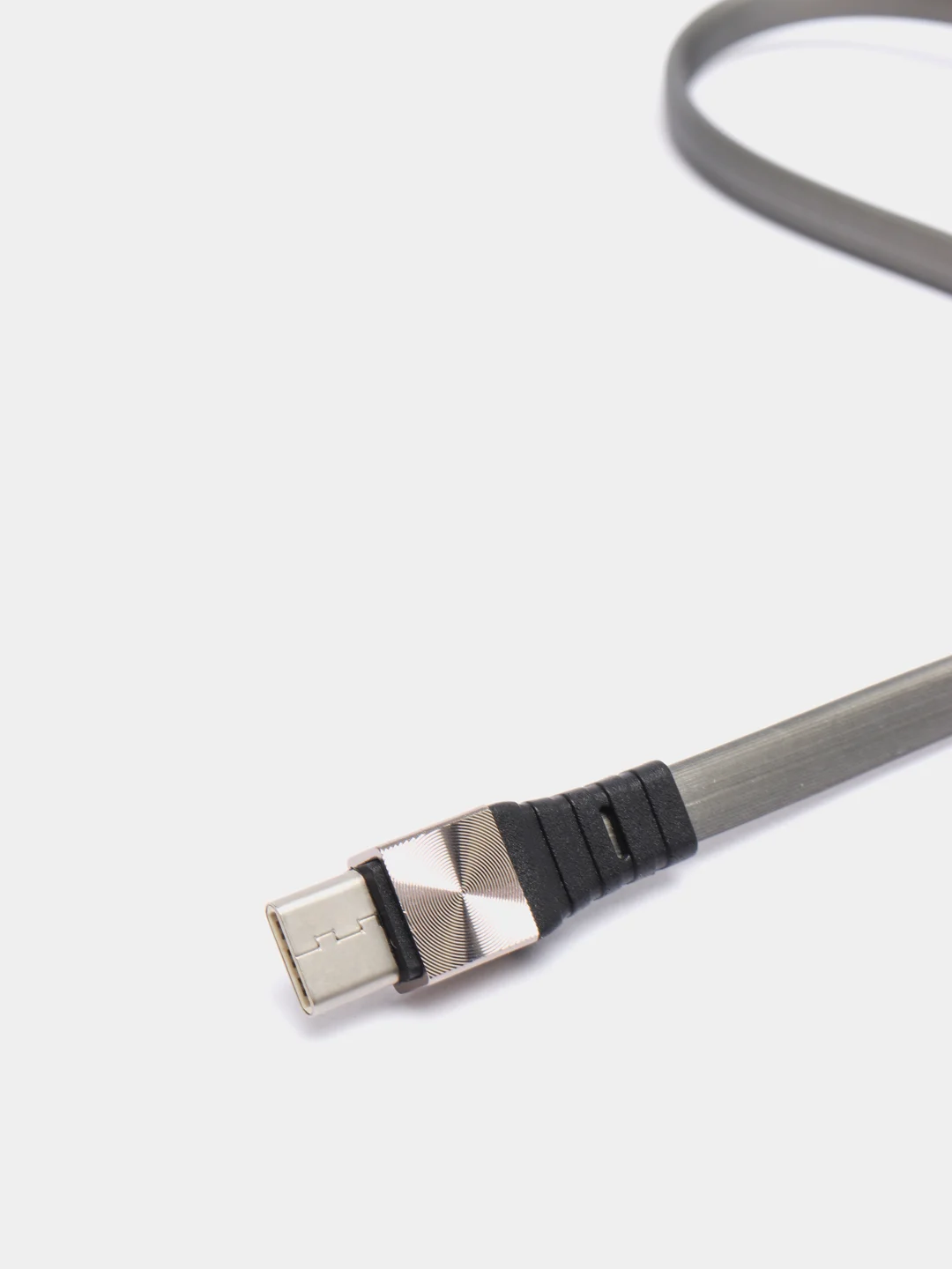 Тёмно-серый usb кабель Lighting, Type-C, Micro USB, 2.4A, 1.2 м, ASPOR A160