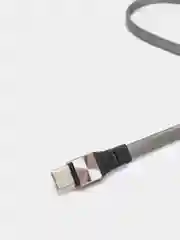 Тёмно-серый usb кабель Lighting, Type-C, Micro USB, 2.4A, 1.2 м, ASPOR A160