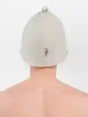 Шапка для бани из войлока