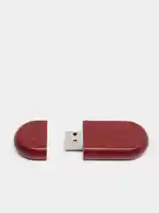 Багровый флешка USB, деревянная
