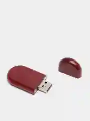 Багровый флешка USB, деревянная