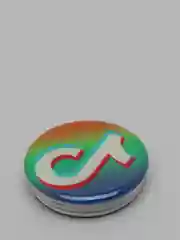 Лайм попсокет TikTok для смартфона (Tik tok, тик ток, тикток)