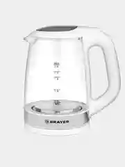 Чайник электрический BRAYER BR1040WH 2 л стеклянный