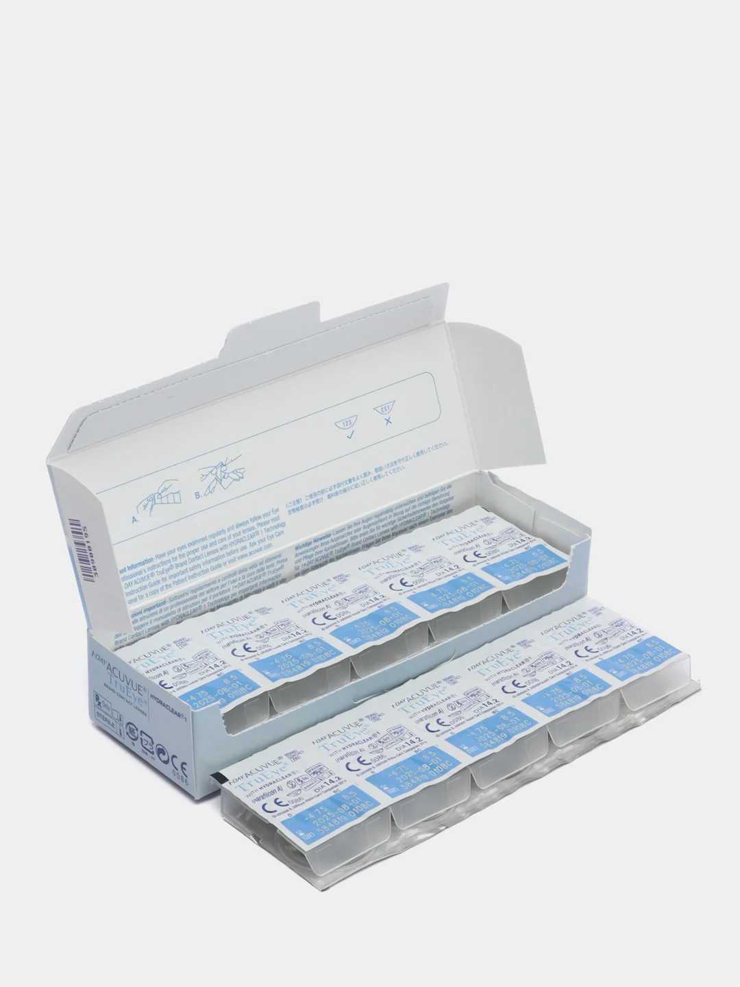 Контактные линзы 1-Day Acuvue TruEye, 30pk (+3.00) - (-8.00) / BC 8.5