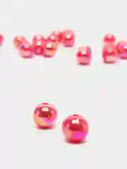 Алый бусины для рукоделия, 12 мм