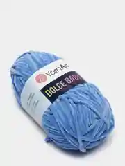 Светло-синий пряжа плюшевая YarnArt "Dolce Baby", 100% микрополиэстер, 50 г, 85 м