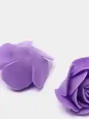 Сиреневый цветы из фоамирана. Роза из фоамирана. Для декора и творчества