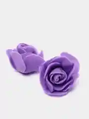 Сиреневый цветы из фоамирана. Роза из фоамирана. Для декора и творчества