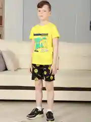 Желтый костюм детский Хоум Стайл, 6040КШ