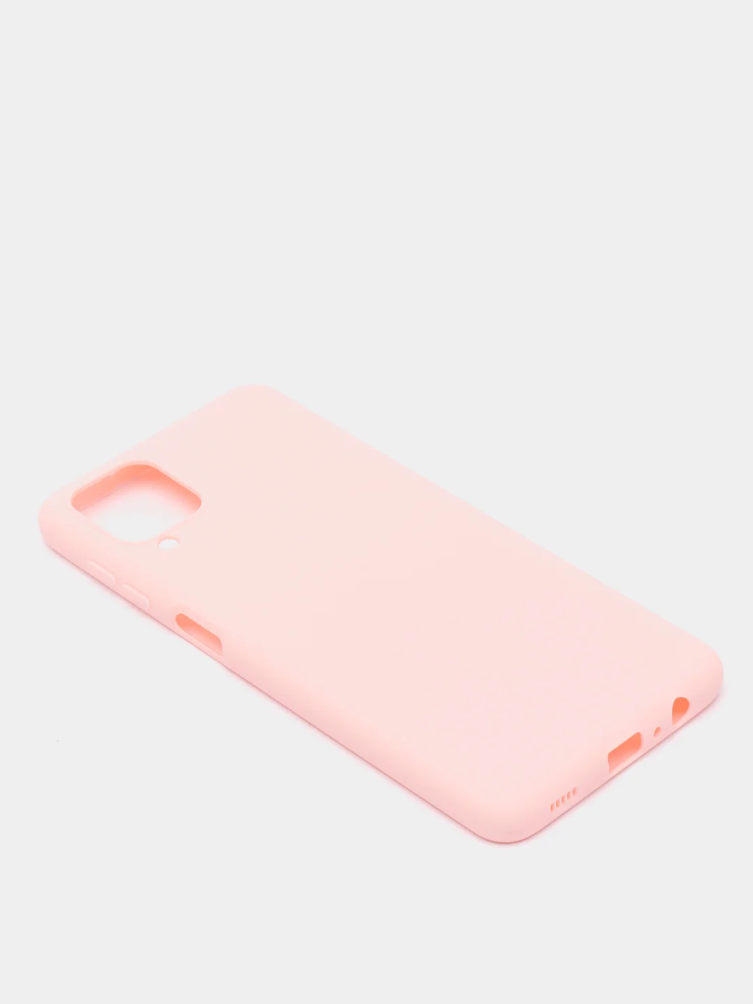 Конфетный чехол накладка Samsung A12 / M12 однотонная цветная