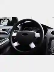 Белый накладки на рулевое колесо Ford Focus, 4 спицы
